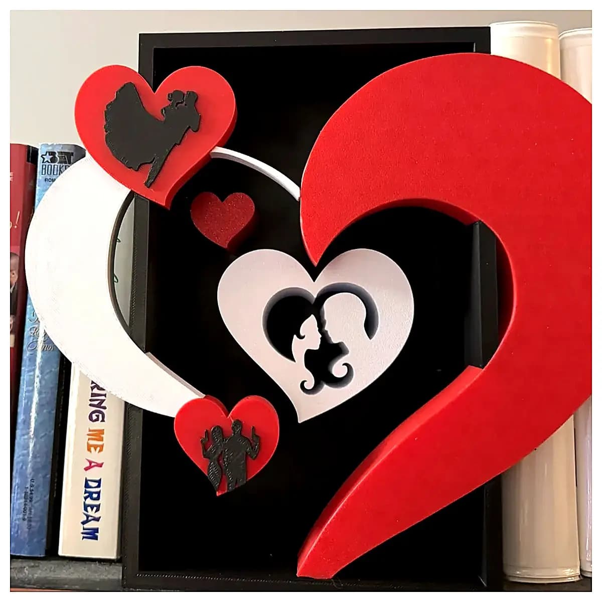 Book Stand Display Romantic Style Book Holder Ornament Creative Bookmark Stand Gift Decoration Page Holder Shelf Accessory