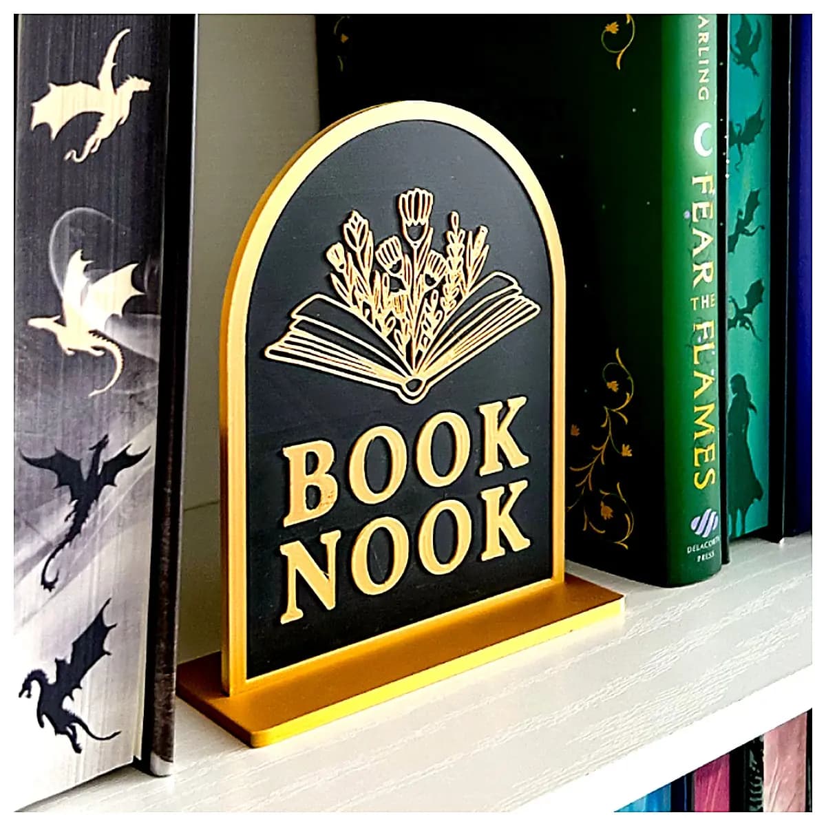 Flower Shelf Display Stands Decoration Creative Bookcase Arrangement Cards Desktop Mini Ornaments Shelf Accessories