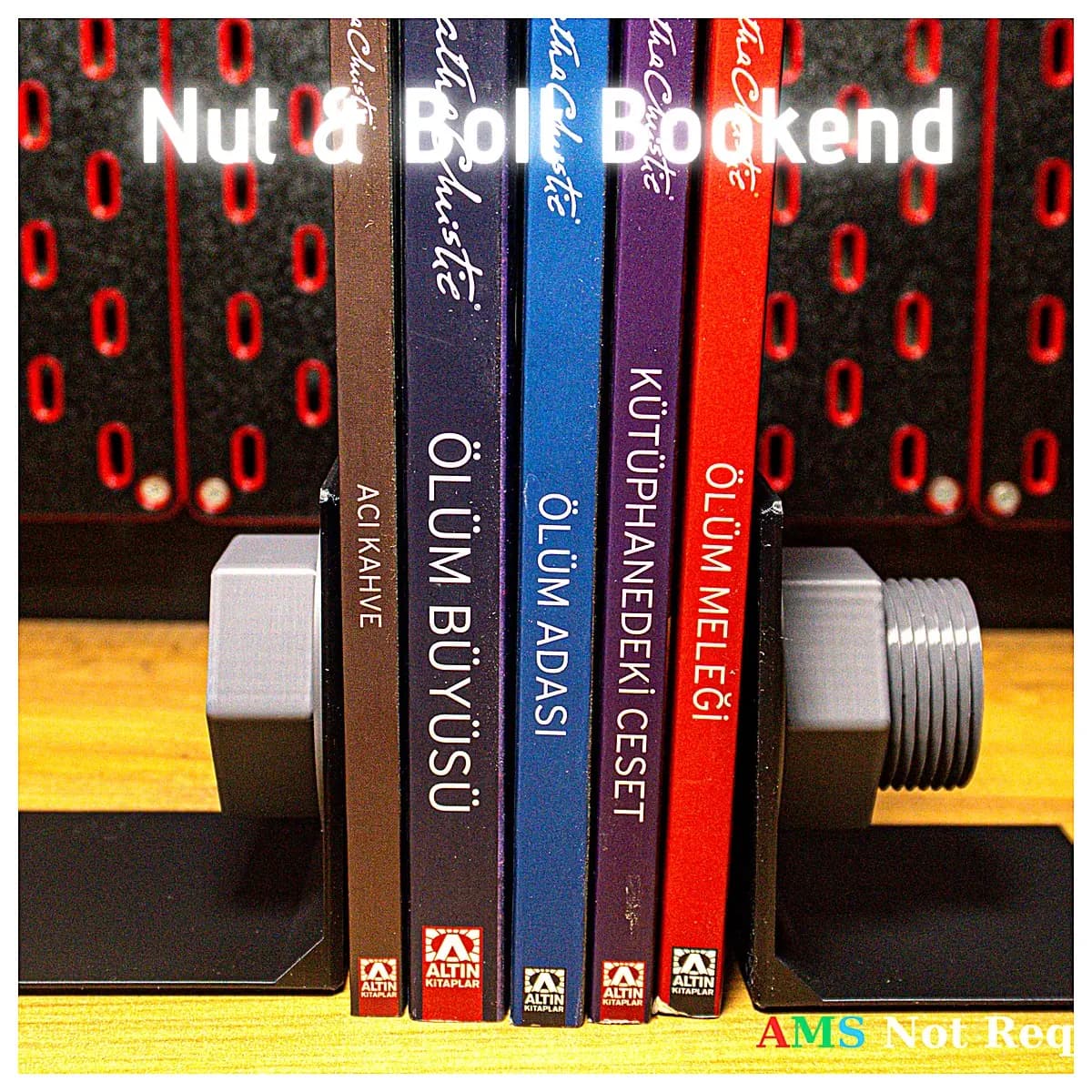 Nuts Bolts Book Stand Automotive Parts Repair Tools Fasteners Mechanical Parts Accessories
