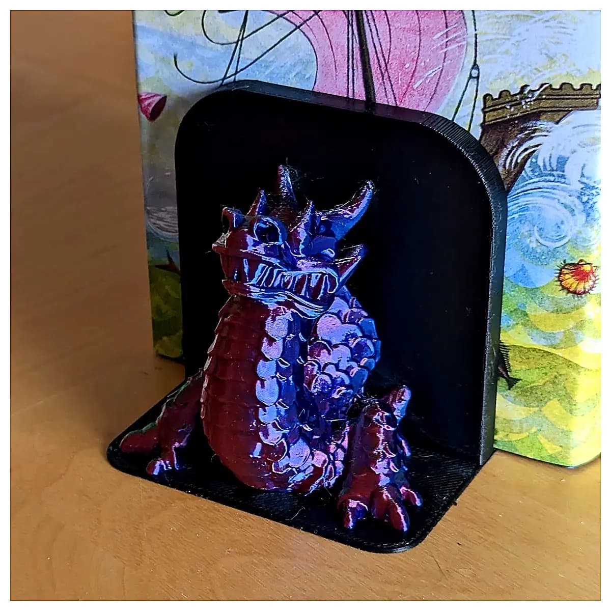 Dragon Scroll Stand Figurine Stand Desktop Decoration Office Figurine Study Figurine Creative Dragon Decoration