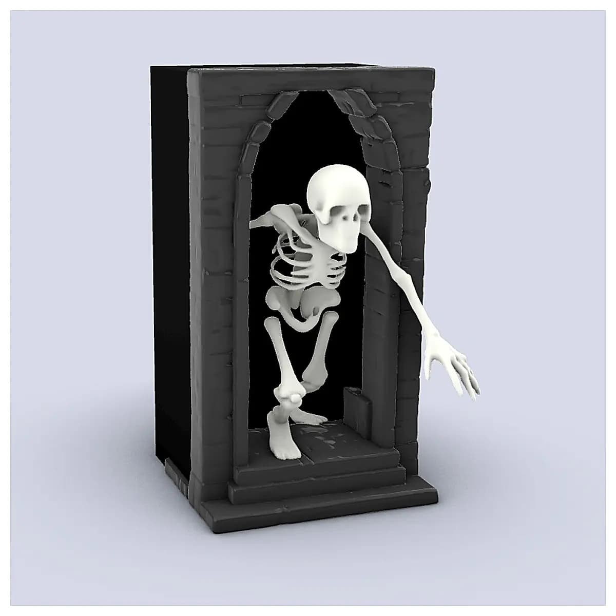Skeleton Book Display Stand Model Decorative Item Creative Arrangement Bookshelf Decoration Skeleton Book Ornament