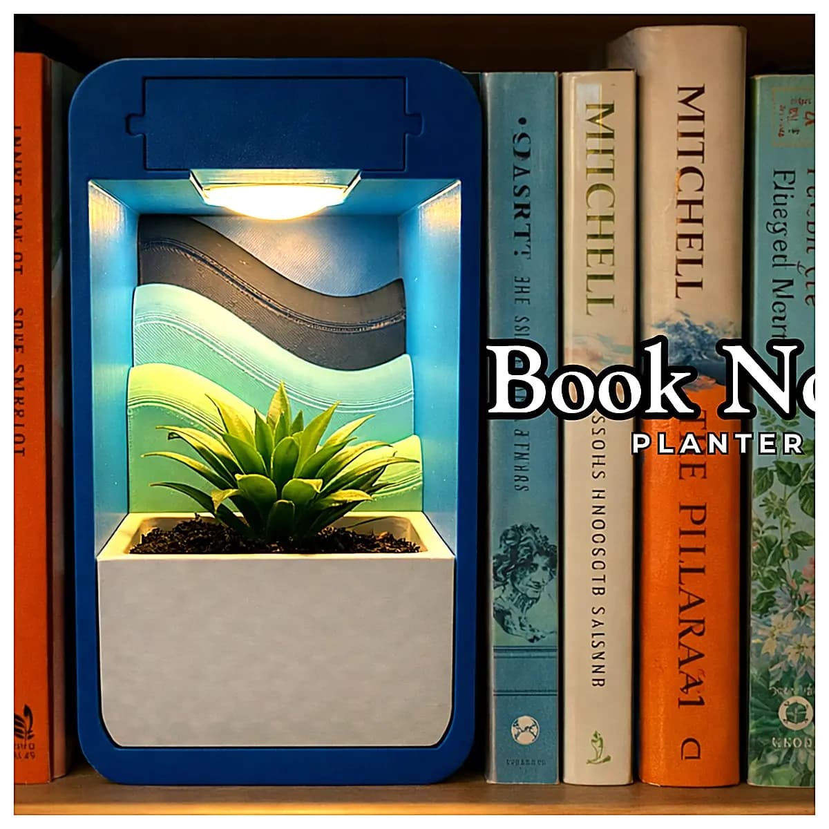 Book Stand Flower Pot Desktop Decoration Planter Holder Flower Stand Creative Flower Pot Indoor Plant Support Desktop Flower Stand