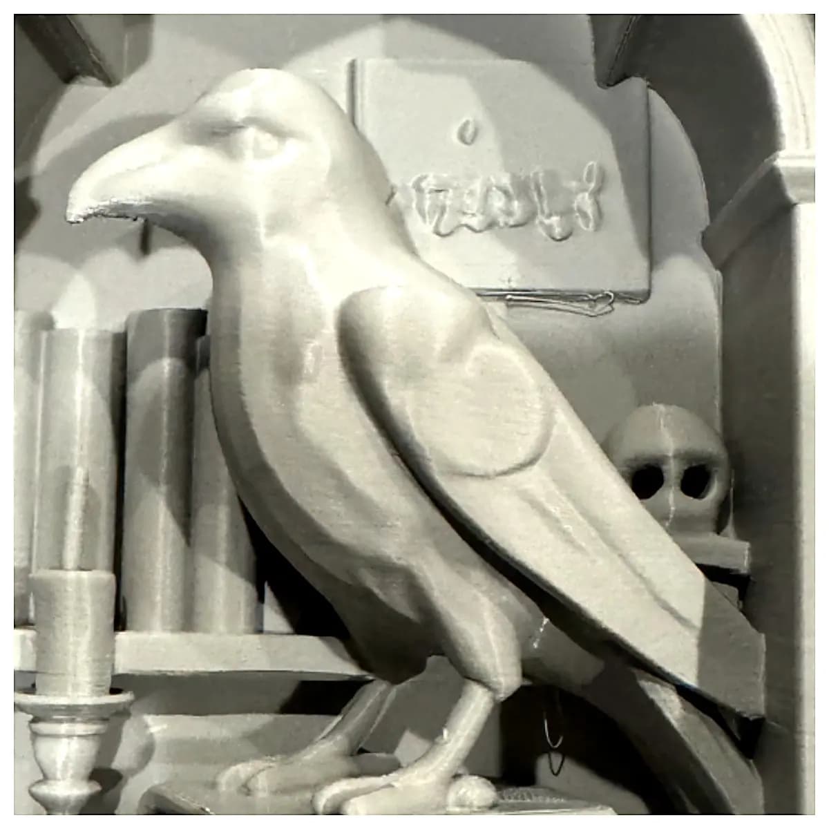 Crow Book Stand Model Puzzle Toy Desktop Decoration Creative Gift Learning Toy Children s Toy