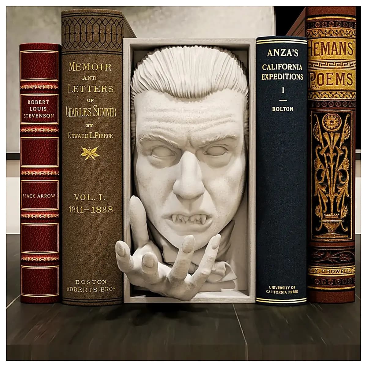Figurine Stand Gothic Style Display Victorian Decor Piece Horror Novel Collectible Desktop Ornament