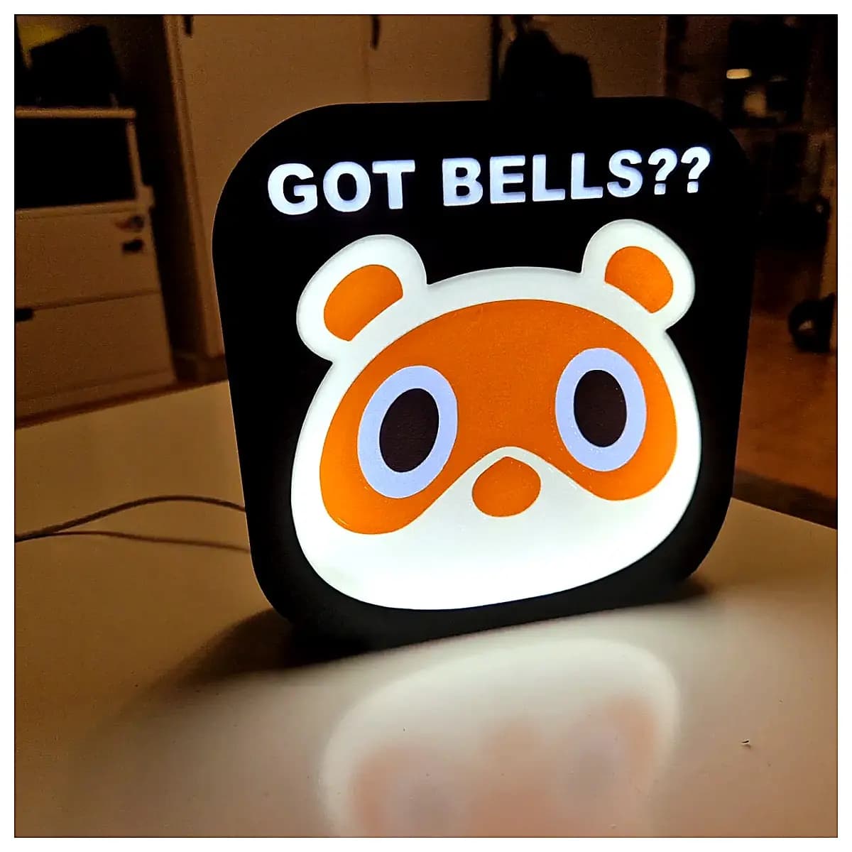 Tom Nook Money Signage Guide Props Decoration Game Accessories
