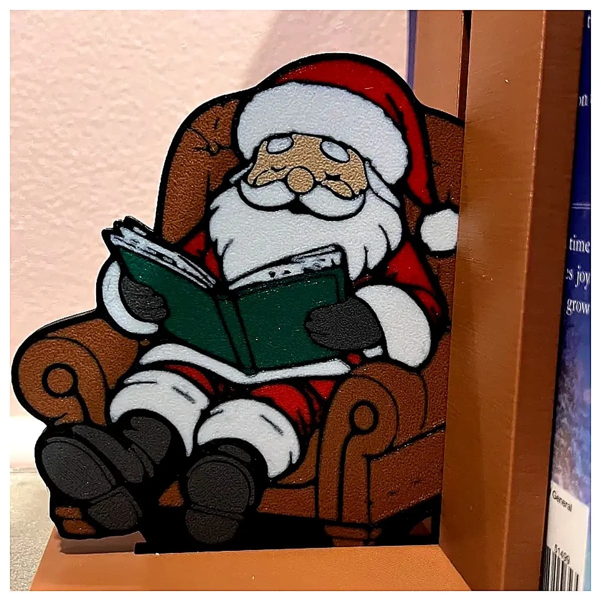Christmas Book Stand Christmas Decoration Festive Accessory Holiday Ornament Christmas Gift Stand Xmas Decoration Parts Christmas Display Accessories