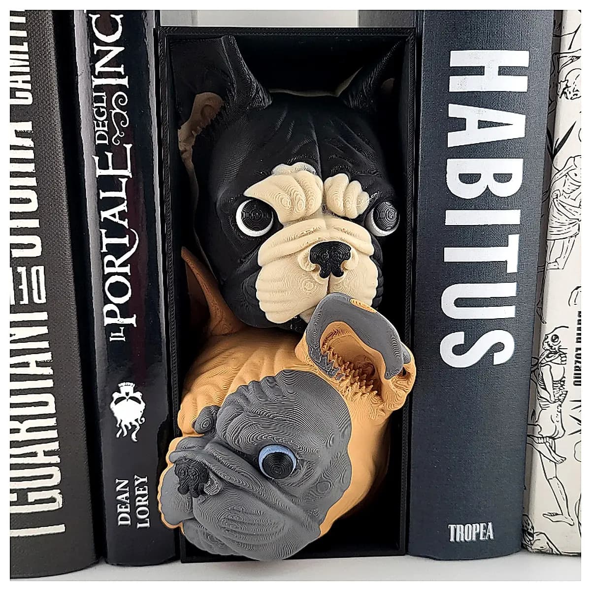 Bull Terrier Shelf Model 3D Printed Dog Figurine Pet Toy Decoration Creative Gift Support Stand Dog Shelf Accessory