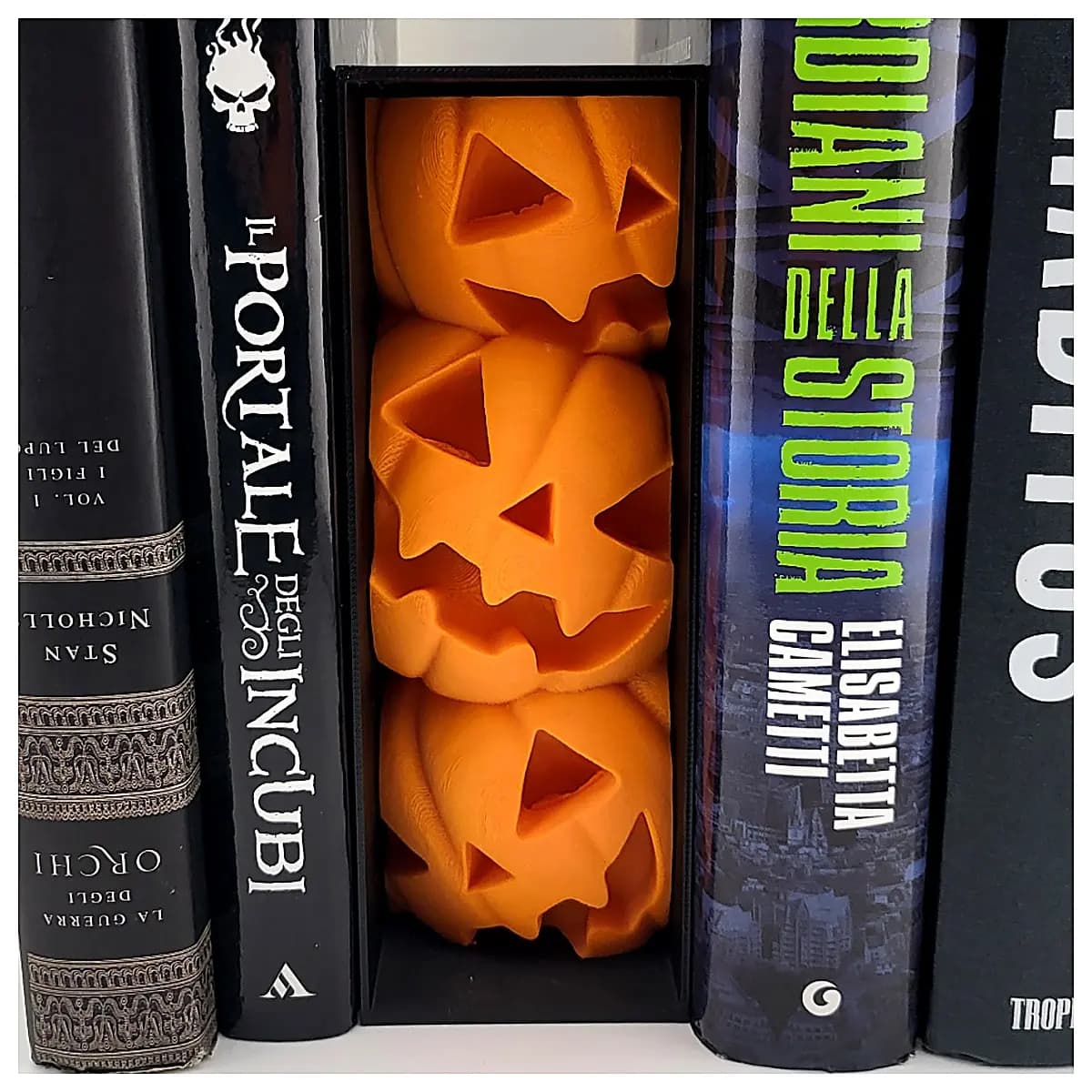 Halloween Book Stand Ghost Shelf Decoration Festive Display Spooky Decor Ghost House Props