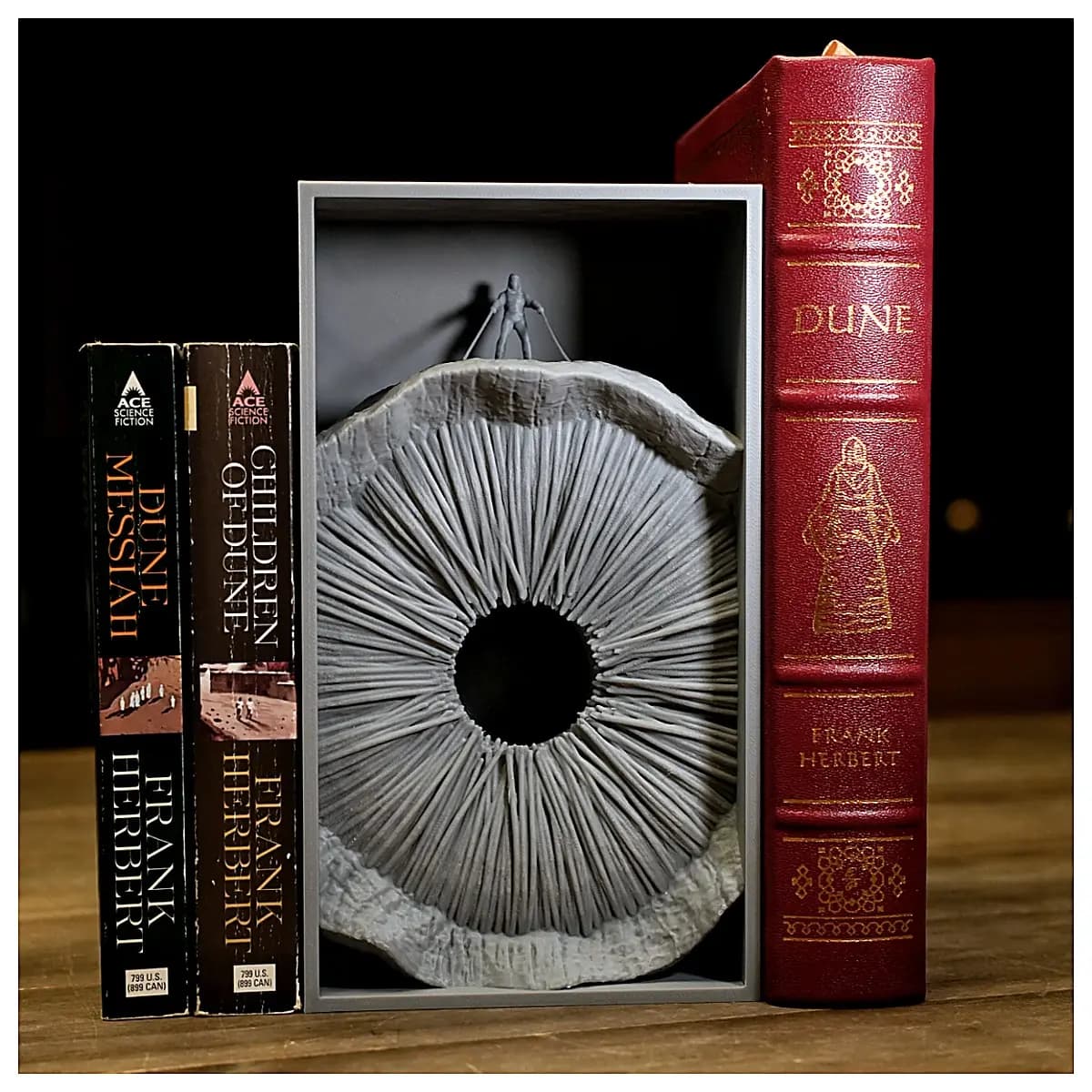 Sandworm Model Epic Display Stand Frank Herbert s Book Fremen Knight Figures Collection Desktop Decoration Realistic