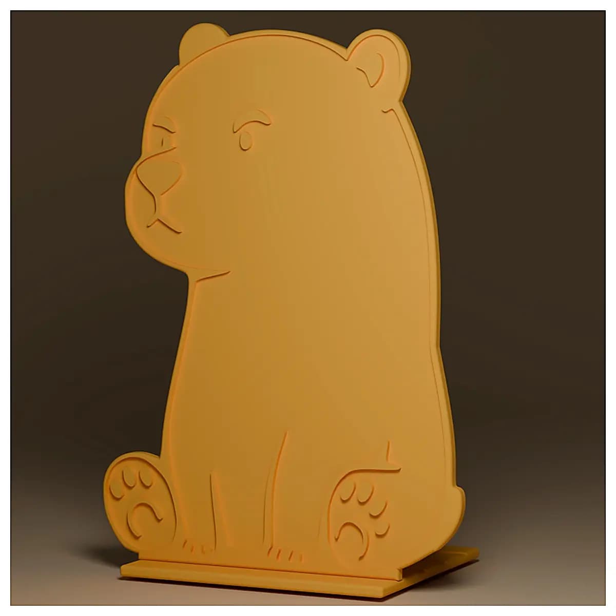Cartoon Little Bear Book Stand Desktop Book Holder Paper Book Support E reader Stabilizer Book Clip Standing Shelf Office Learning Supplies