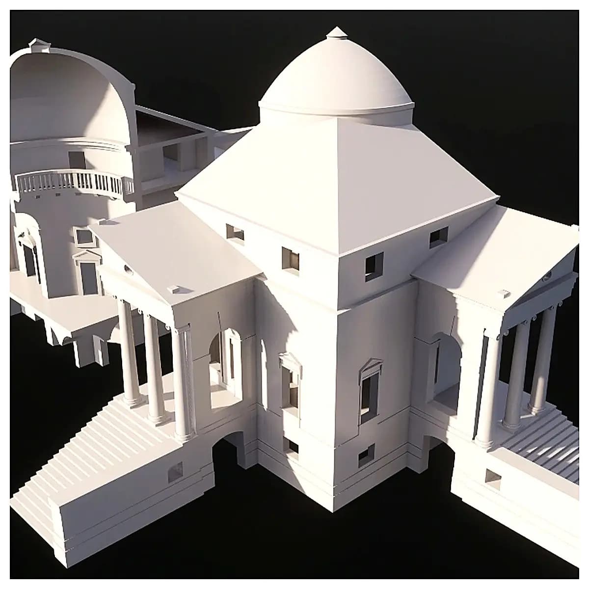 Larotte Villa Book Set Model Palazzo Model Building Interior Model Collection Decoration Palazzo Architecture