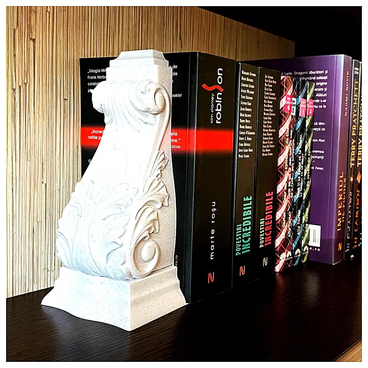 Architectural Decoration Book Stand Wall Mounted Shelf Support Book Holder Display Stand Reading Accessory Wall Mounted Bookshelf Hanging Shelf