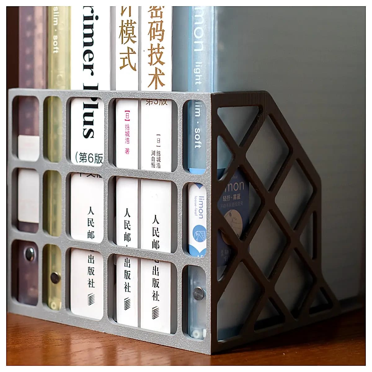 Space Saving Book Stand Book Holder Desktop Shelf Support Wall Mounted Book Bracket Minimalist Book Accessory