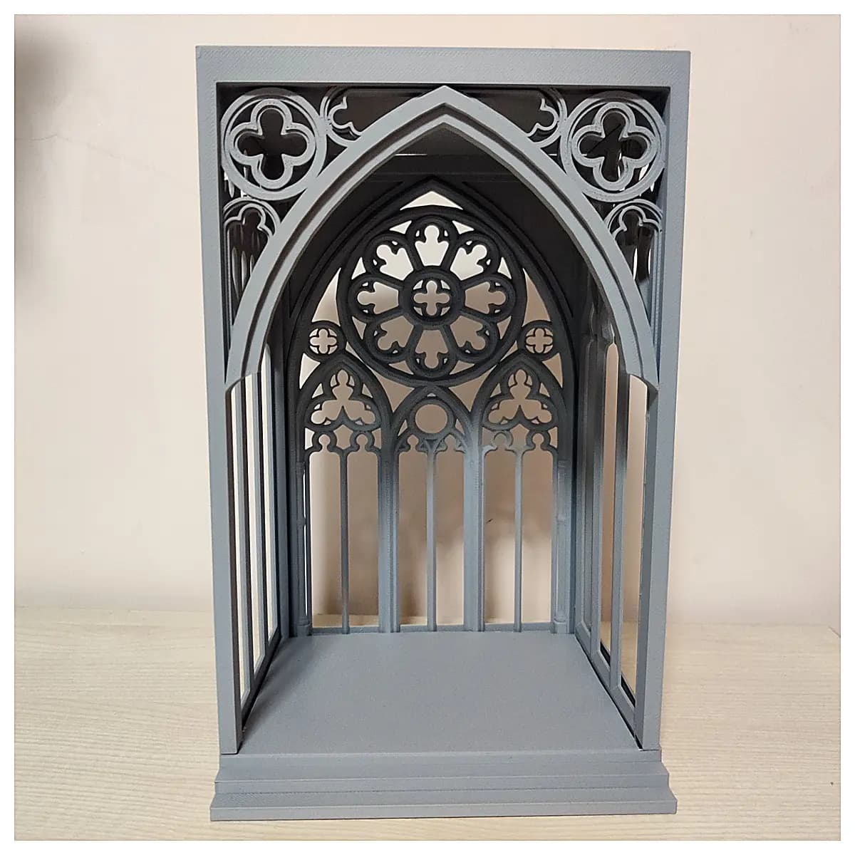 Shadow Book Stand Gothic Display House Model Decoration Figurine Shelf Room Scene Props Toy Accessories