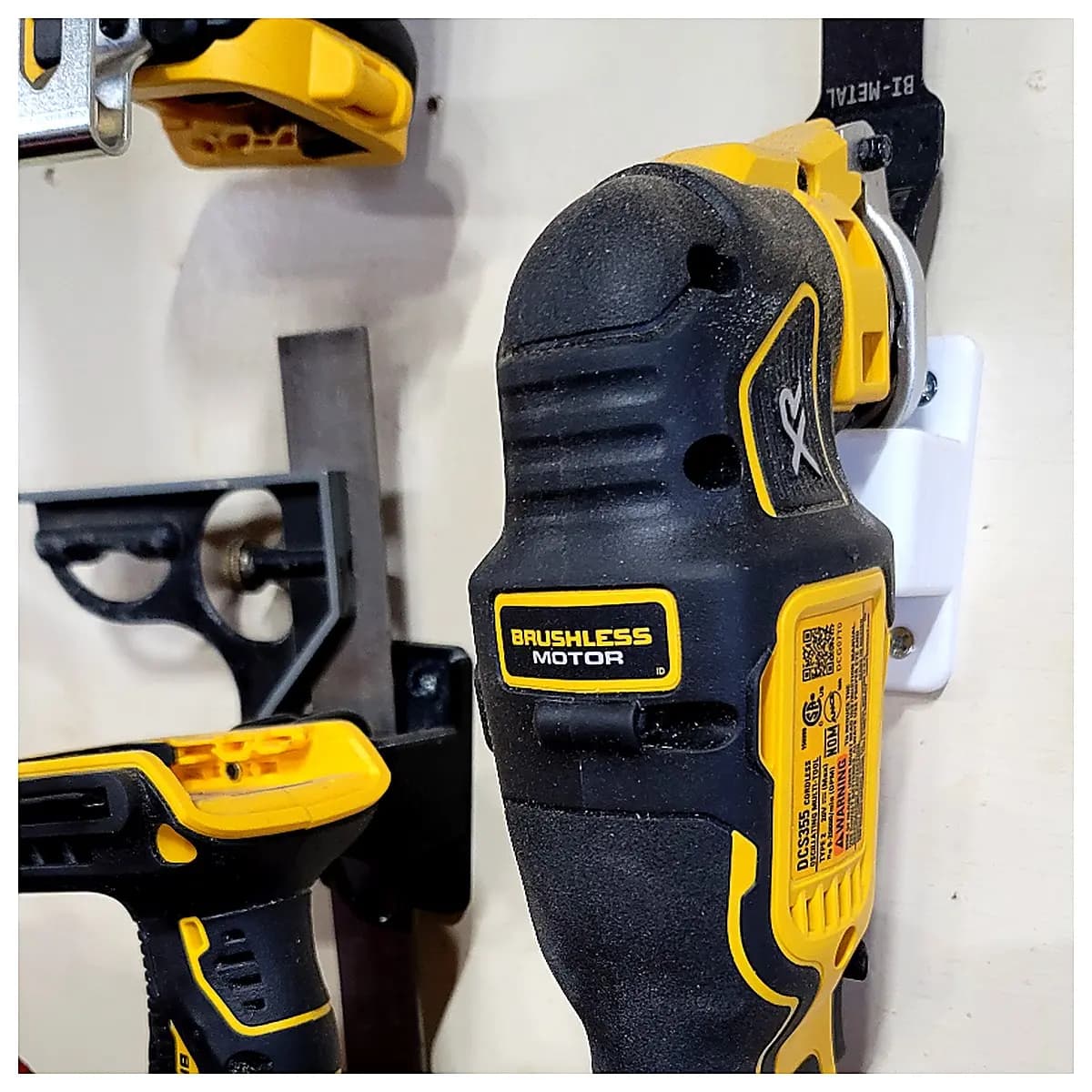 Multi Function Tool Wall Mount Rack Hanging Storage Drill Impact Driver Screwdriver Wrench Assembly Stand Wall Fixer Home Workshop