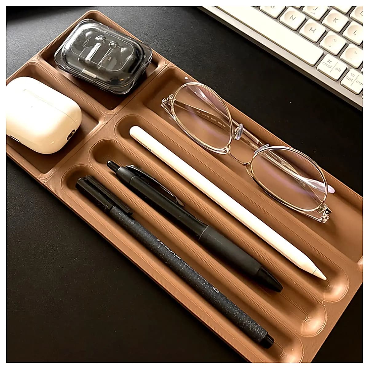 Minimalist Desktop Storage Tray Organizer Multi Purpose Shelf Kitchen Bathroom Cleaning Waste Storage Home Organization