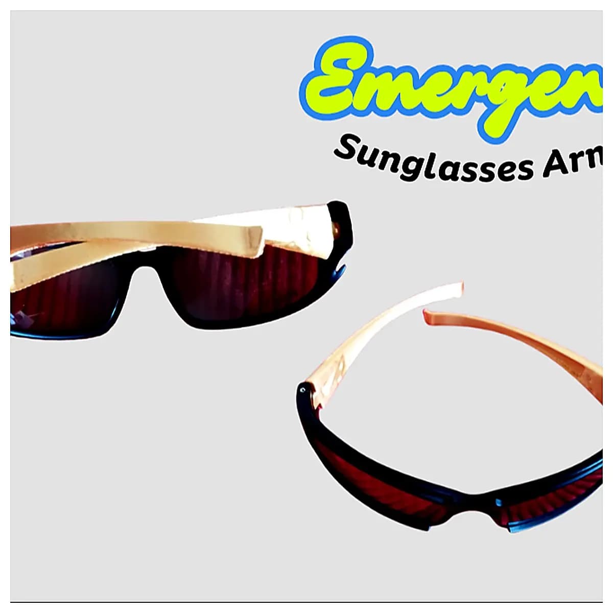 Sunglasses Arm Replacement Emergency Series 2 Spare Eyeglass Arms Repair Parts Eyeglass Support Replacement Arms Outdoor Activities