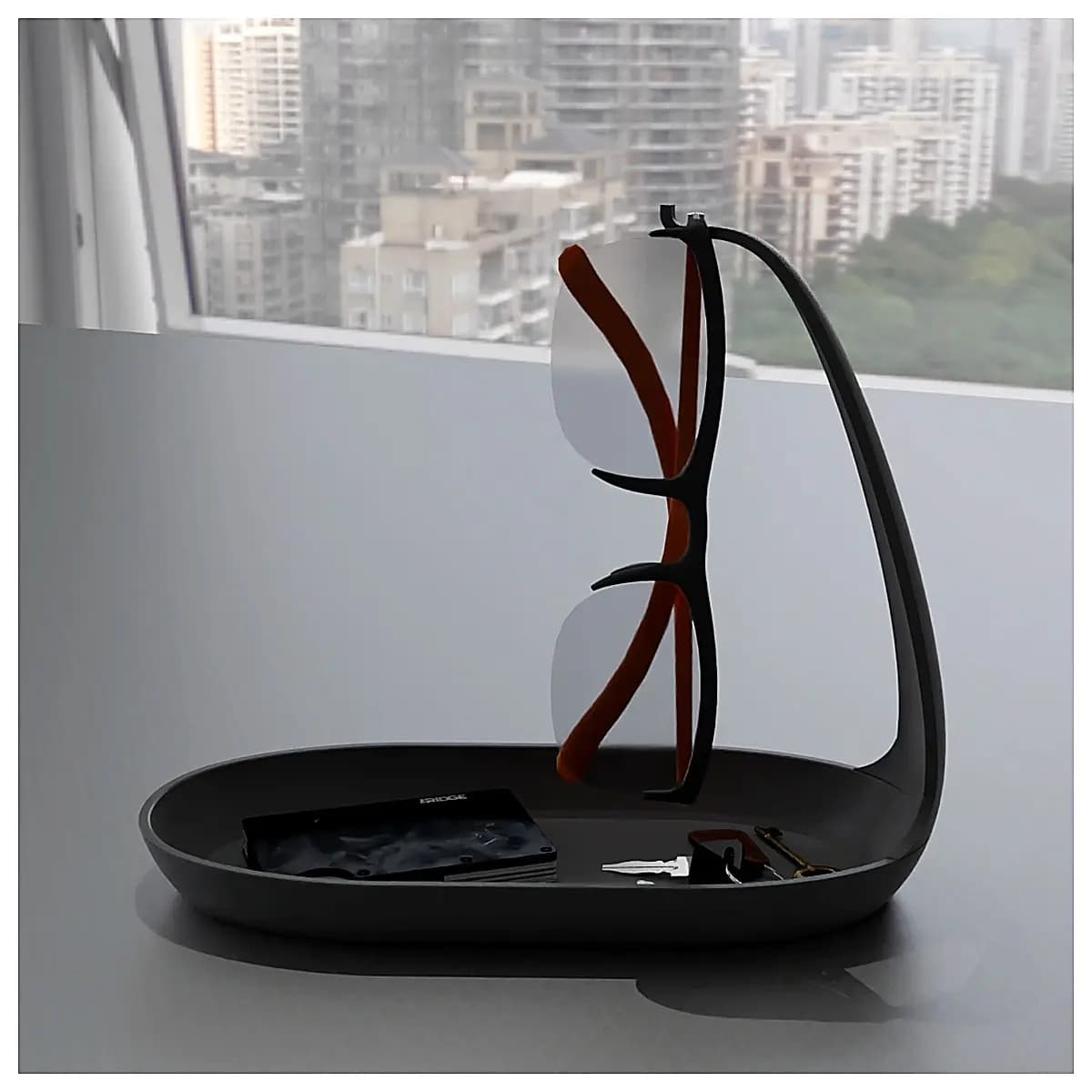 Multifunctional Tray No Support Needed Tabletop Organizer Kitchen Mat Easy Cleaning Durable Versatile Placement Decorative Display