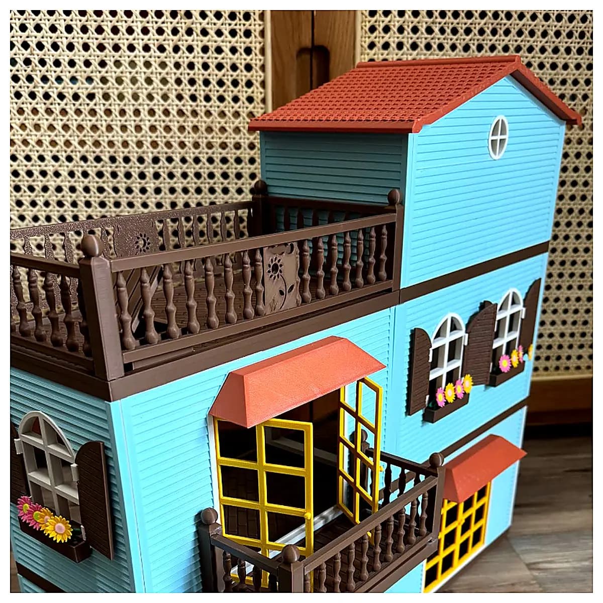 Dreamhouse Roof Terrace Accessories Dollhouse Decoration Toy House Parts Interior Playset Accessories Scene Props