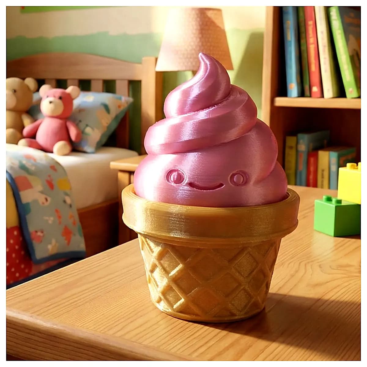 Swirl Ice Cream Tube Fidget Toy Stress Relief Fun Kids Ice Cream Packaging Cylinder ful Design