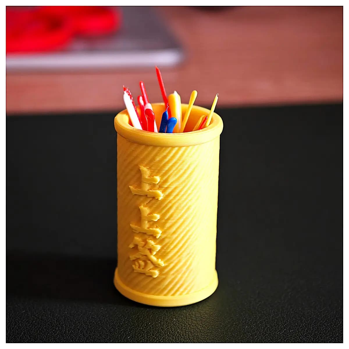 Toothpick Holder Organizer Creative Wish Bucket Lip Balm Container Small Storage Box Desktop Organizer Toothpick Case Accessory