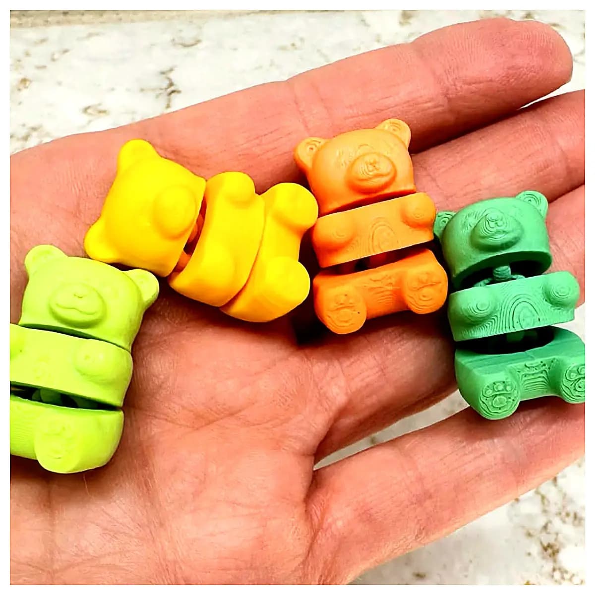Valentine s Mini Movable Joint Gummy Bear Festive Candy Cute Bear Toy Candy Figure Celebration Gift Sweet Sharing