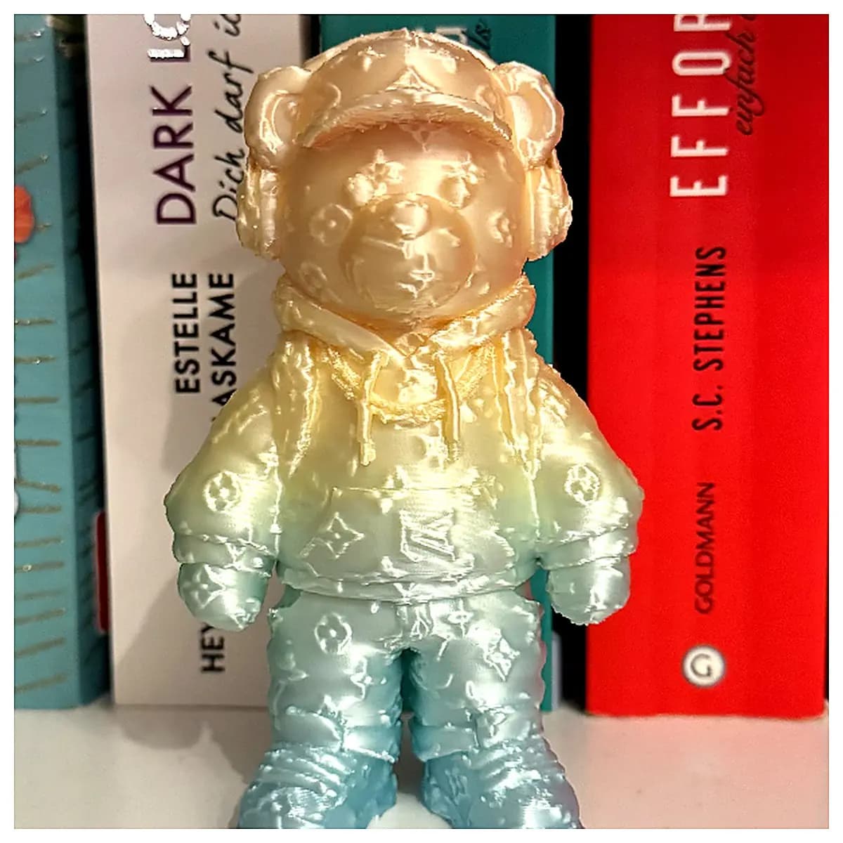 City Teddy Bear Printed Designer Toy Plushie Teddy Bear Soft Filling Cute Bear Toys Child Gift Fresh Teddy