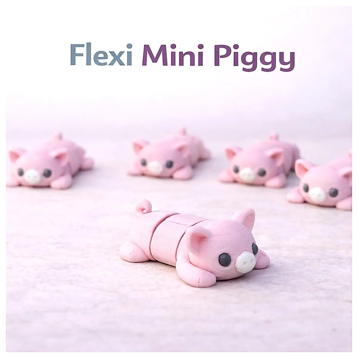 Moving Mini Pig Toy Miniature Pig Model Cute Animal Figurine Kids Educational Toy Desktop Decoration Gift Choice