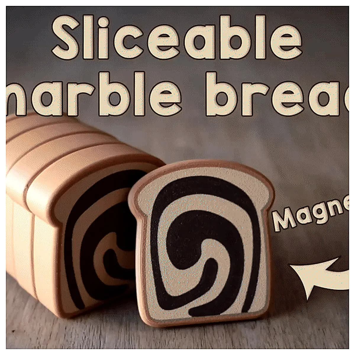 Magnetic Marble Bread Slices Cutter Magnetic Slices Tool Kitchen Gadget Baking Accessory Marble Bread Cutter Easy Slice Bread