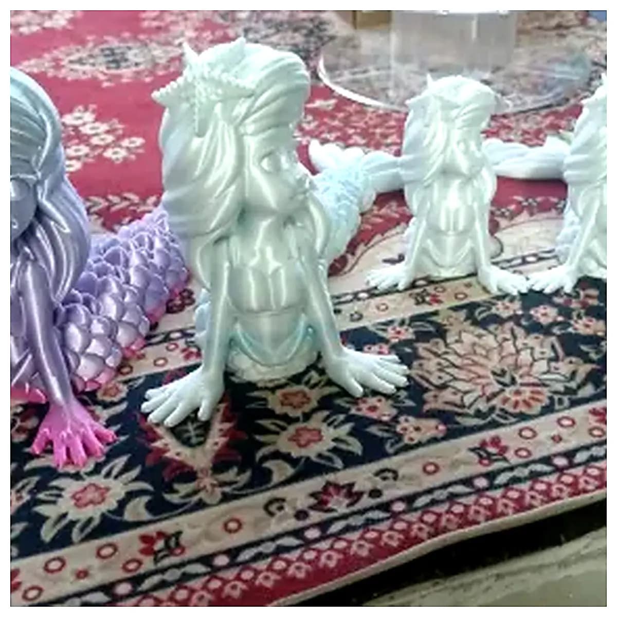 Moving Mermaid Toy Pool Mermaid Figurine Ocean Princess Doll Underwater Mermaid Model Kids Birthday Gift Ocean Decor