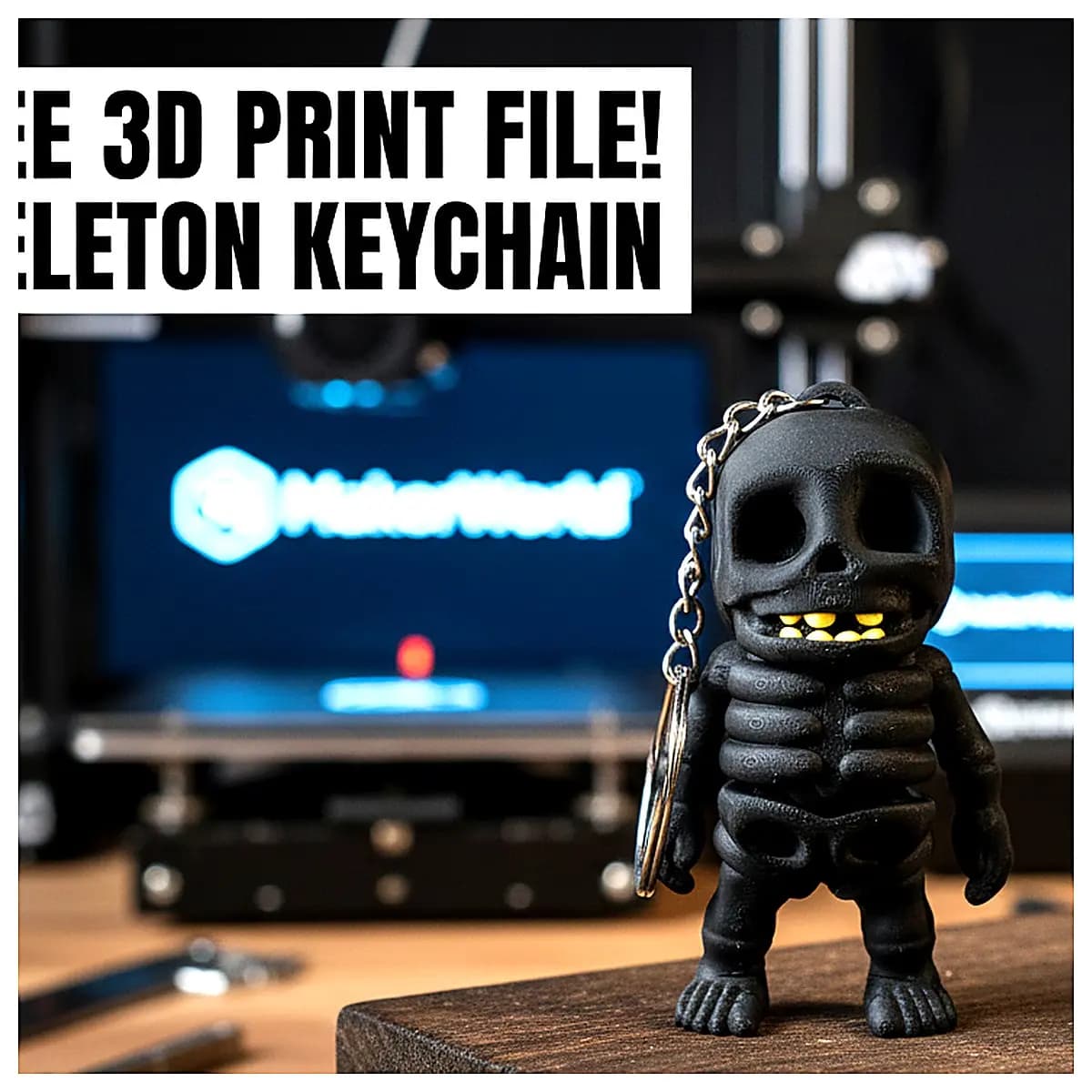 Moving Joint Skeleton Keychain Articulated Skeleton Decoration Rotating Bone Keyring Demon Toy Gothic Mini Figurine Skeleton Gift Keychain Accessory