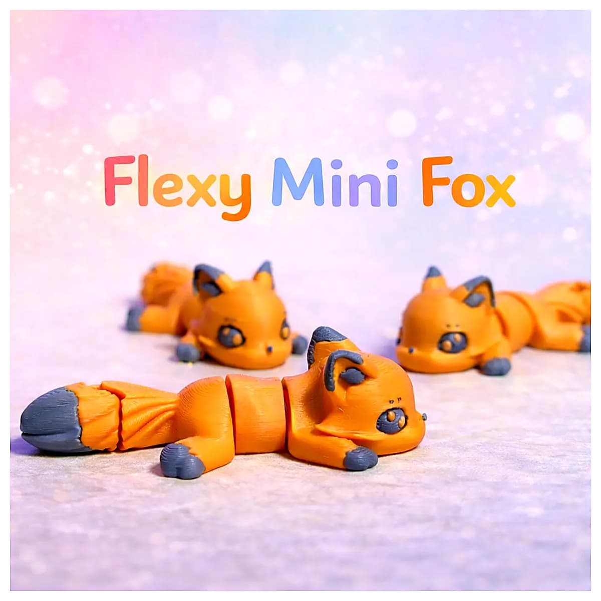 Moving Mini Fox Toy Small Animal Figurine Fox Model Pet Decoration Kids Gift Realistic Fox Accessories