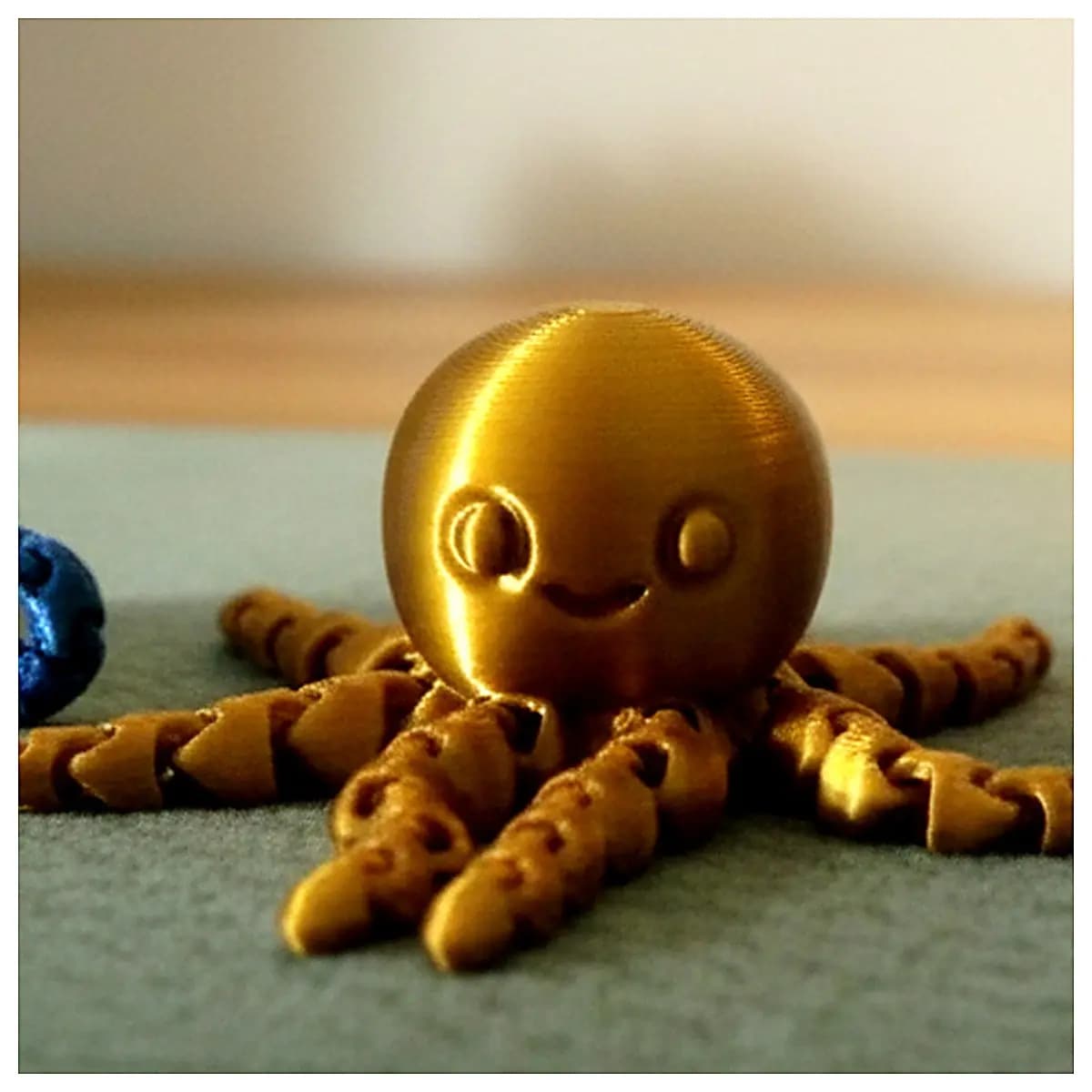 Articulated Octopus Toy Flexible Joints Sensory Play Tactile Learning Kids Educational Octopus Underwater Exploration STEM Toys