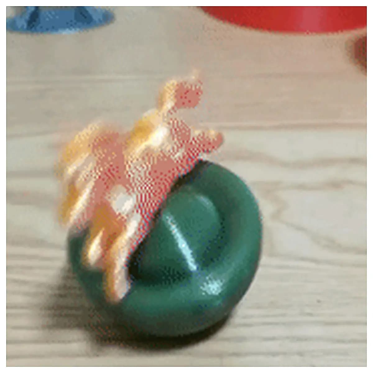 Kids Rotating Tumbling Horse Toy Animal Figurine Educational Puzzle Toy Play Accessories