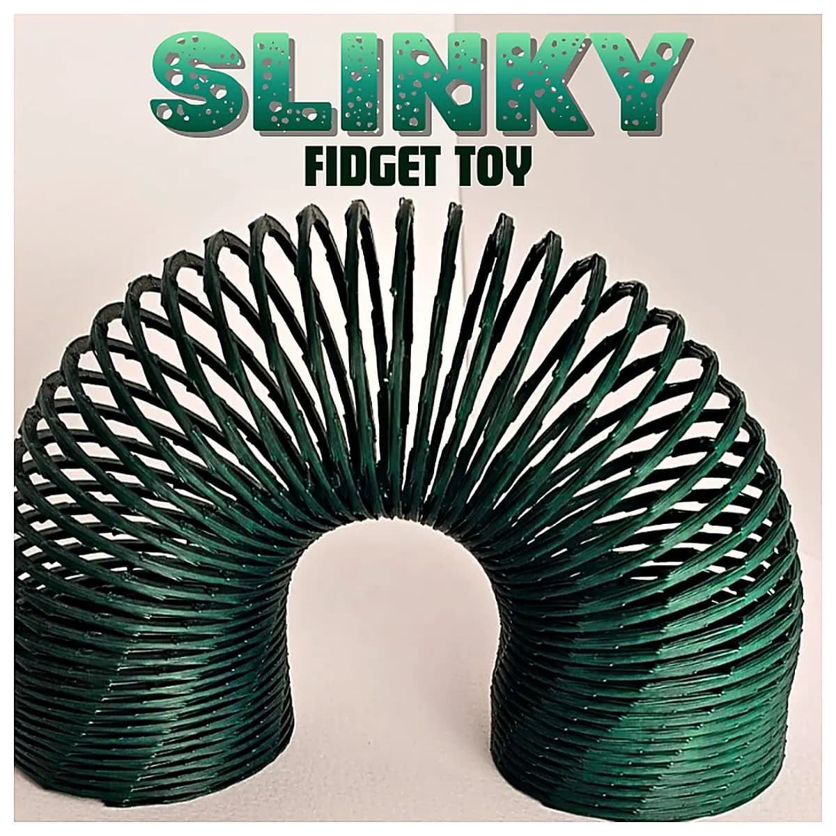 Slinky Stress Relief Toy Kinetic Chain Coil Toy Desk Fidget Anxiety Relief Fun Spring Toy for Office Home