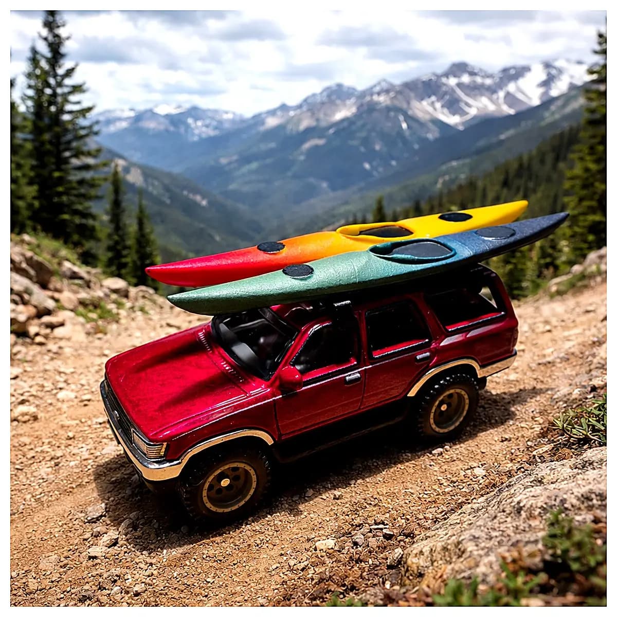 Roof Rack Windfire 1 64 Model Boat Accessories Toy Paddling Parts Outdoor Recreation Collection Item