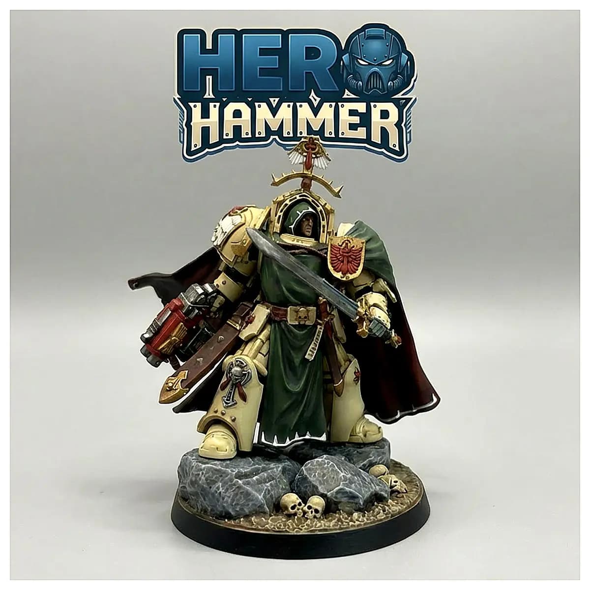 HeroHammer 40K Death Angel Veteran Model Toy Battle Armor Equipment Tactical Accessories War Game Scene Accessories Warband Accessories