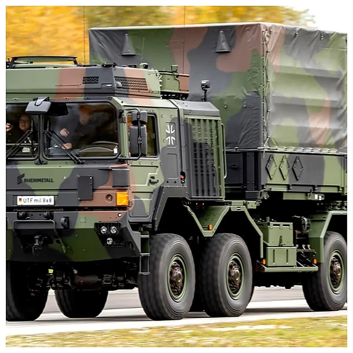 Rheinmetall 15 Ton Military Offroad Truck MULTI Vehicle Parts Accessories Armor Components Transport Vehicle Compatibility Field Operations