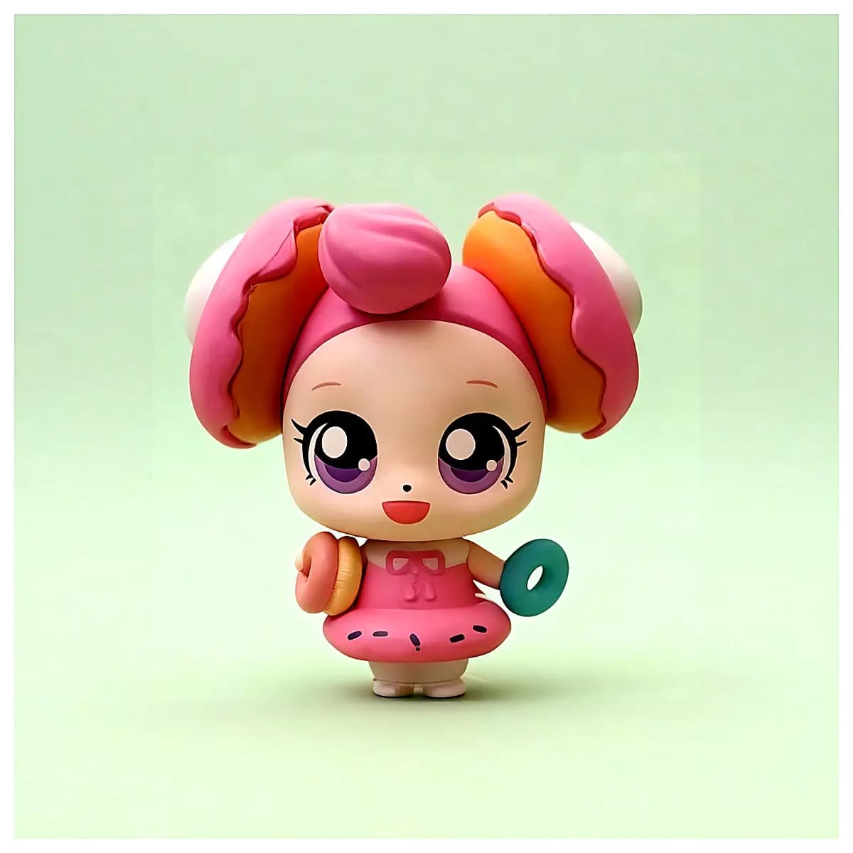 Sweetheart Donut Figurine Kawaii Series Girl Decor Toy Kids ing Gift Cute Home Decoration Collectible