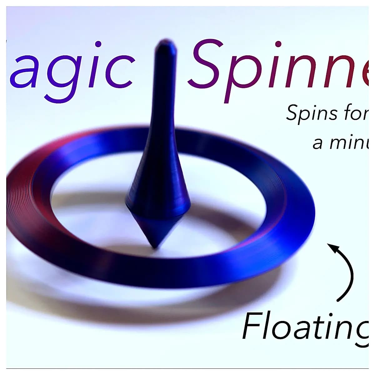 Magic Illusion Gyro Toy Kids Brain Teaser Rotating Toy Trick Rotation Device Fun Showmanship Learning Toy Child Gift Display Toy