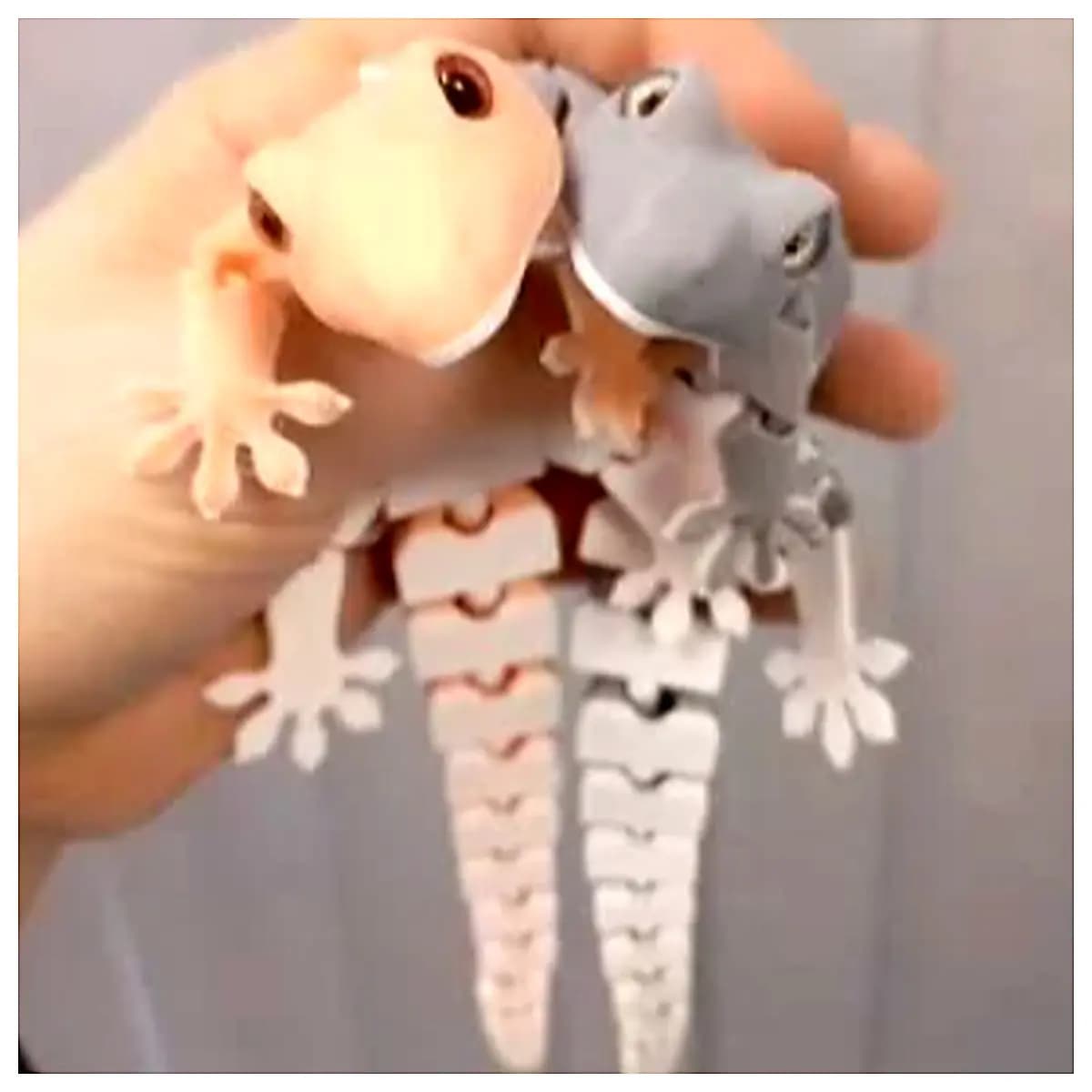 Posable Lizard Toy Realistic Jointed Lizard Model Reptile Figure Desktop Decoration Kids Puzzle Toy Lizard Accessories