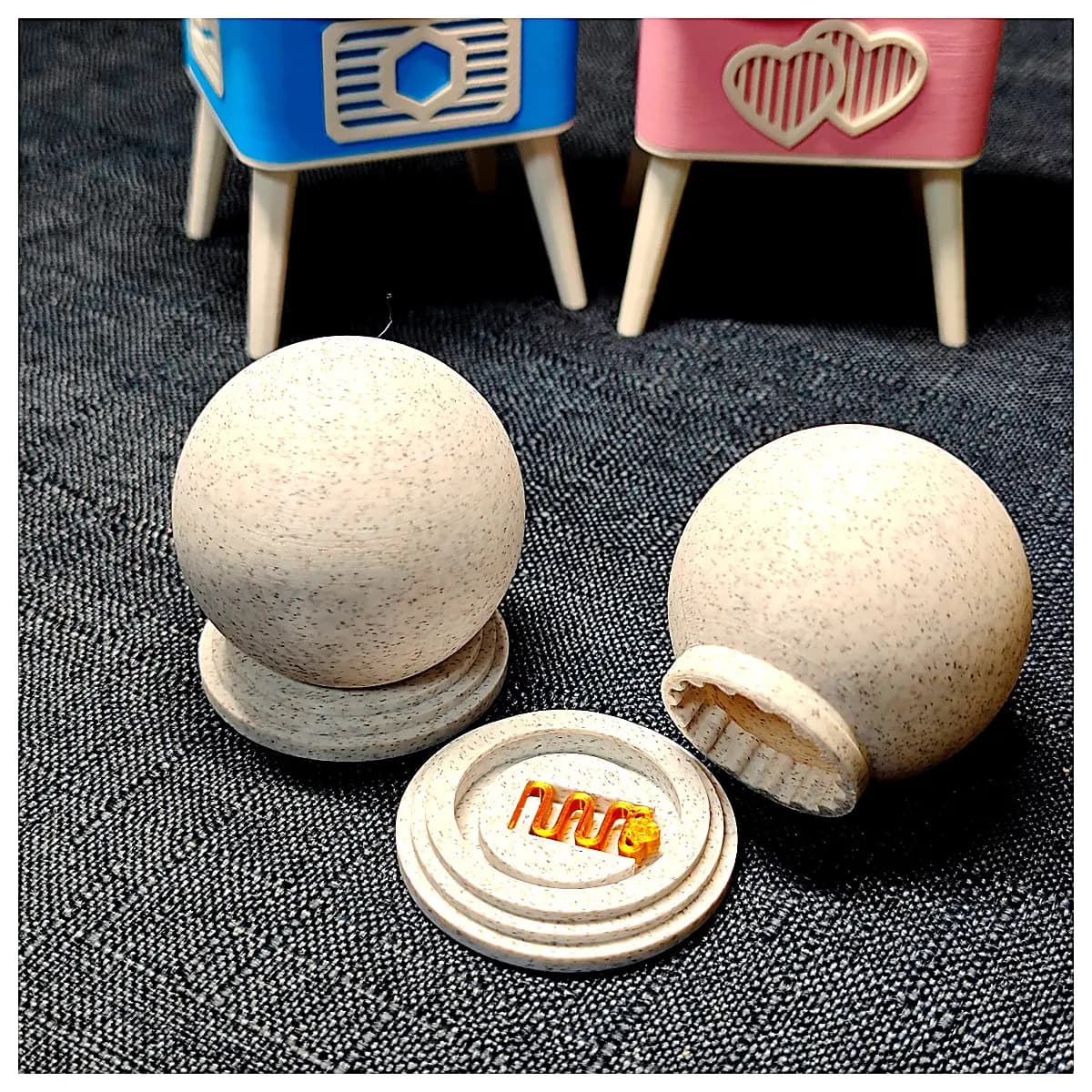 Stone Pillar Toy EDC Figurine Kids Desktop Decoration Printed Model Educational Puzzle Learning Toy Kids