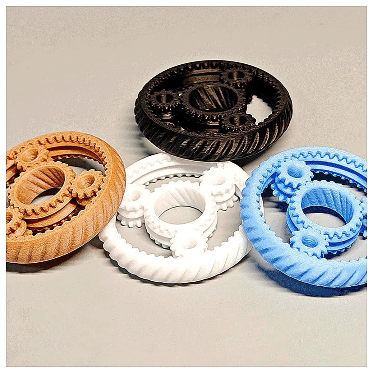 10g Miniature Planet Gear Gyroscope 1 Hour Print Finger Spin Stress Relief TA4 Ribbed Accessory Spin Toy Relaxation Gadget