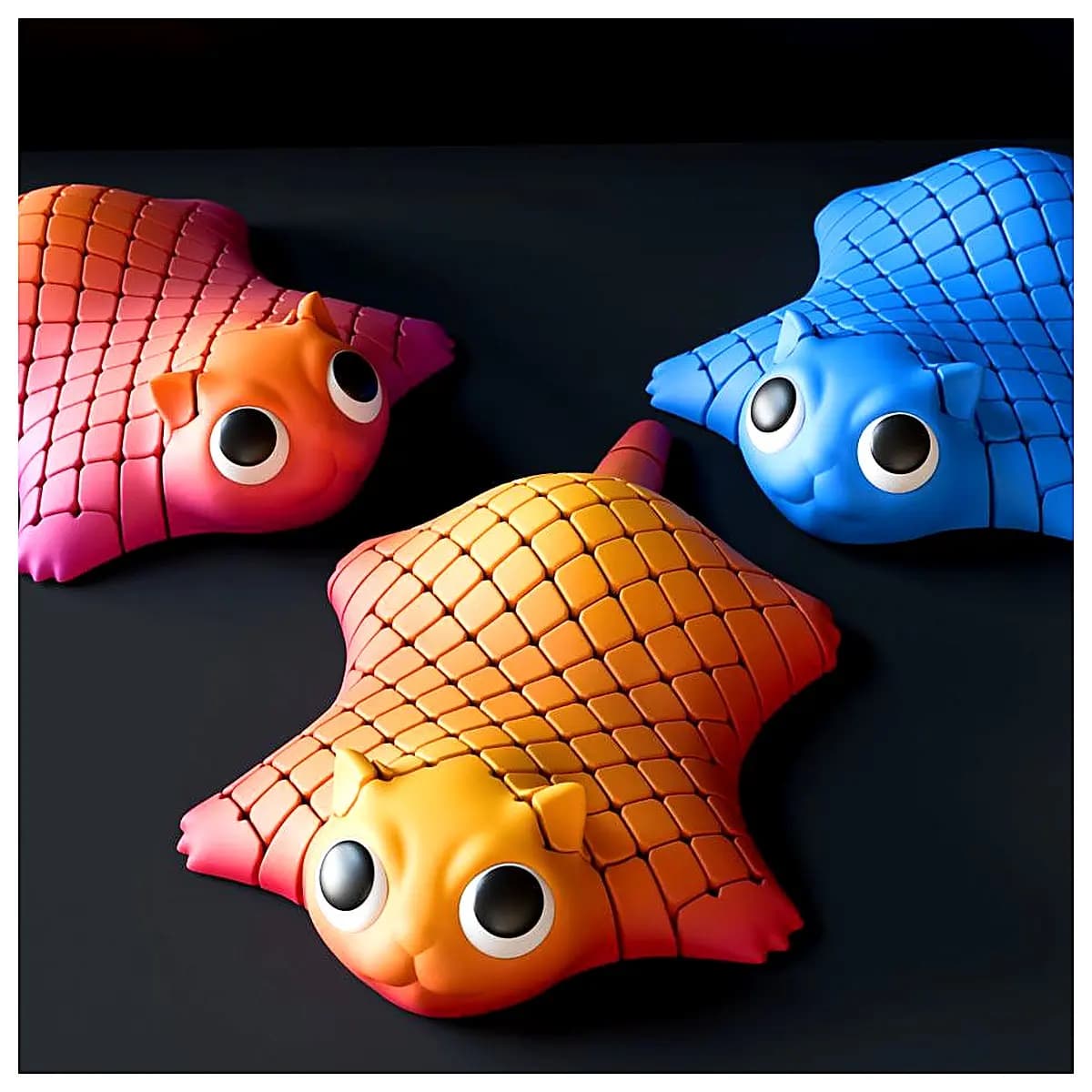 Wobbling Kitten Toy Moving Cat Plush Cat Puzzle Toy Cat Interactive Toy Cat Training Toy Cat Gift Cat Accessories