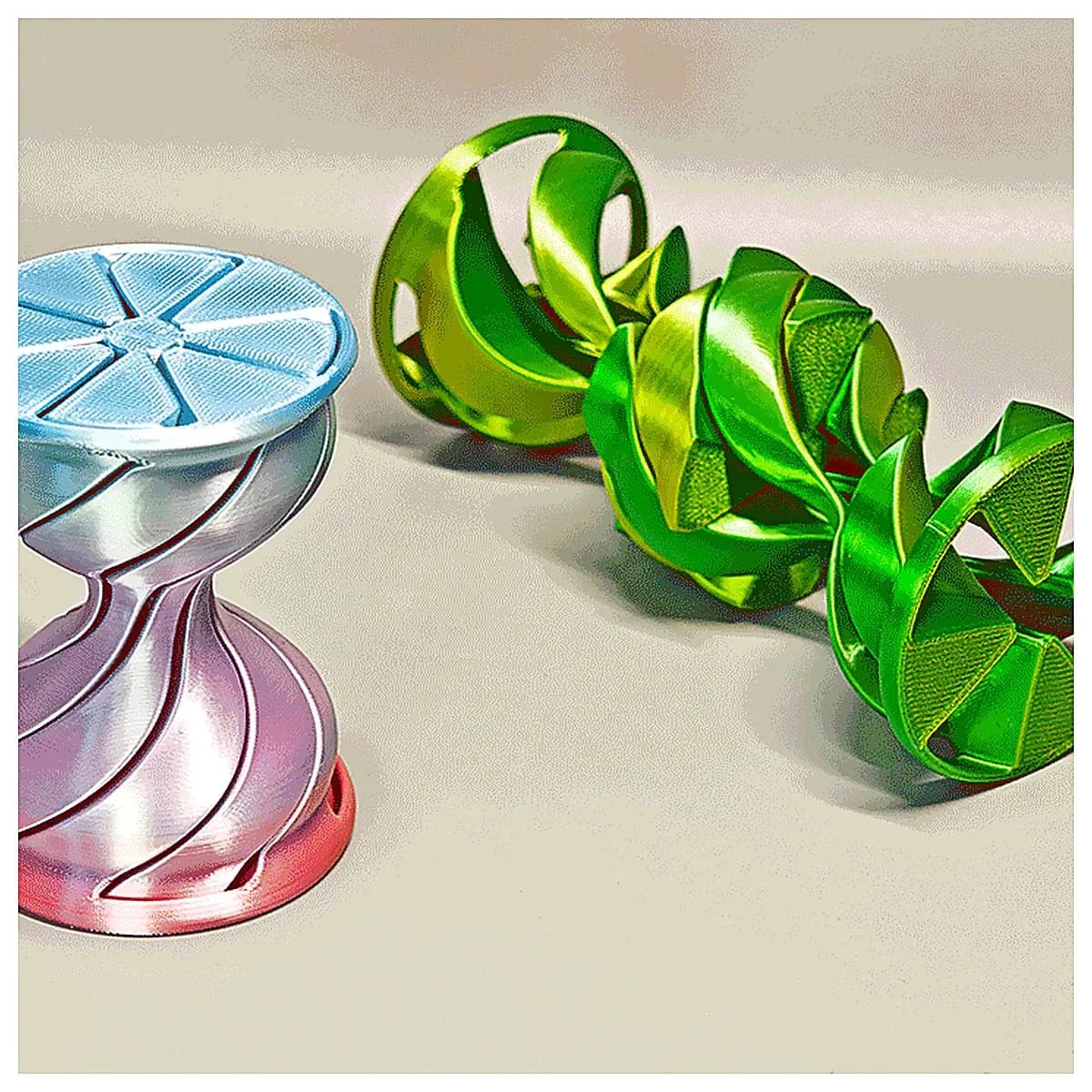 Unity Printed Hourglass Spiral Flow Puzzle Decompression Toy TD1 Sand Timer Stress Relief Brain Teaser Gift Idea
