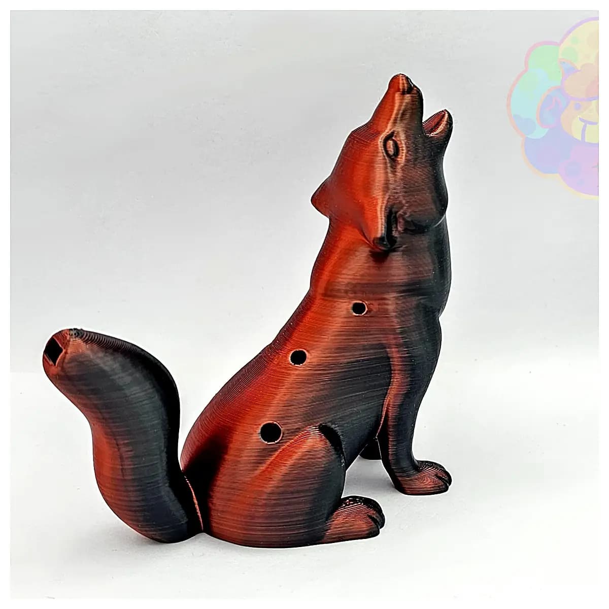 Howling Wolf Whistle Realistic Wolf Call Simulator Outdoor Survival Training Child Education Toy Animal Device