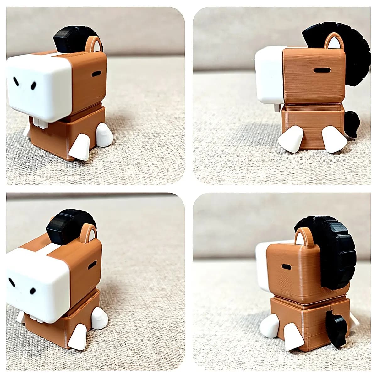 Year of the Horse Figurine Press Action Linkage Toy Kids Birthday Gift Circus Decoration Festival Ornament Puzzle Toy