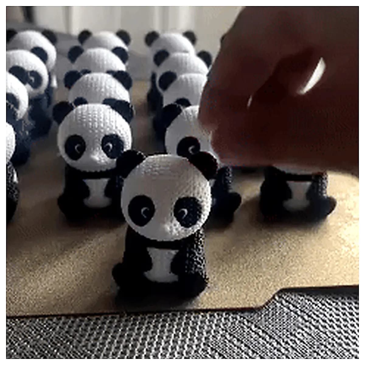 Rotating Yarn Panda Toy Educational Yarn Ball Kids Fun Toy Soft Yarn Interactive Learning Baby Gift