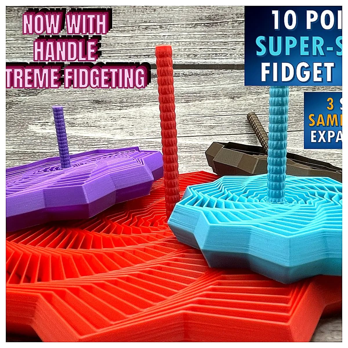 Star Grip Sensory Fidget Toy Stress Relief Enhanced Tactile Fun Puzzle Relaxing Playmate Kids Toy