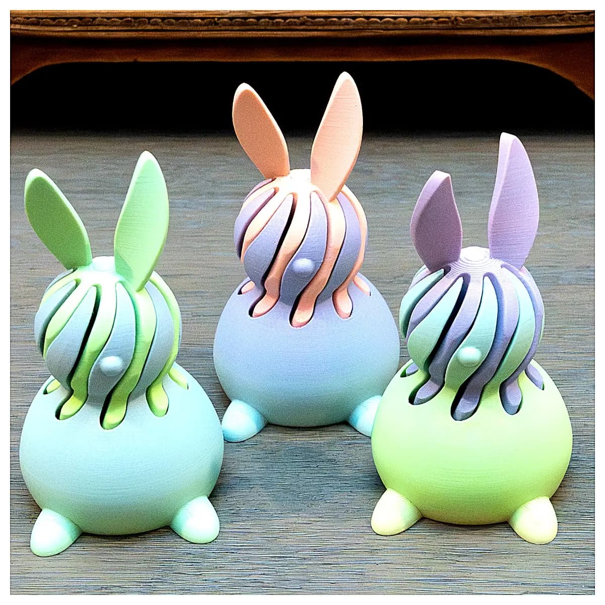 Easter Bunny Round Stress Relief Toy Anxiety Relief Fun Puzzle Mood Relaxer Kids Adults